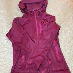 Gorgeous Pink Outdoor Research hooded lightweight rain jacket size Medium